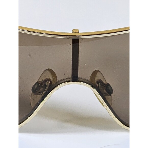 Kenneth Cole KC041 198 Gold Metal Sunglasses Frame 127-17-135 Vintage Rare Wrap - Picture 9 of 15